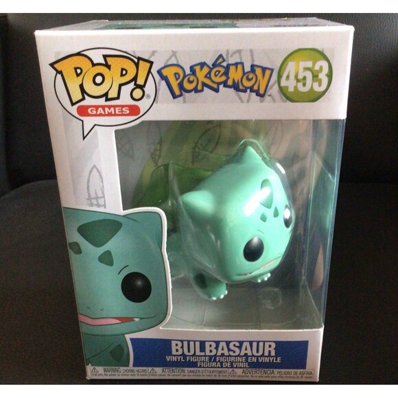 POKEMON BULBASAUR FUNKO POP GAMES Collectible Vinyl Figure #453 - Picture 1 of 5